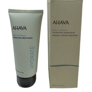 AHAVA Time To Hydrate Hydration Cream Mask 3.4 fl oz Dead Sea Minerals Sealed